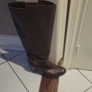Naturalizer Dark Brown Heeled Boots